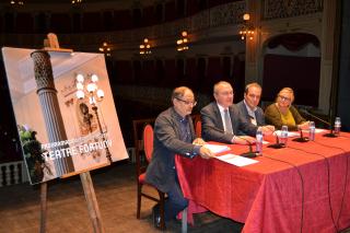 Imatge de la presentació de la programació del Teatre Fortuny aquest dilluns al teatre