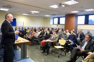 Imatge de l'acte de presentació de la Unitat de Mediació i Resolució de Conflictes de la Guàrdia Urbana de Reus