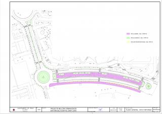 Plànol projecte entrorn Hospital
