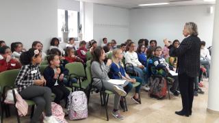 Imatge de la primera reunió dels representants del Consell d'Infants Ciutadans 2019