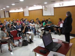 Reunió de l'Ajuntament amb les entitats que participaran al Parc de Nadal.