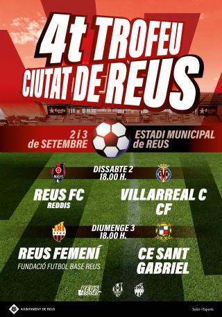 Cartell trofeu Ciutat de Reus 2023