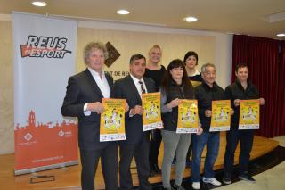 Imatge de la presentació del Campionat de Catalunya de Karate Infantil que es fa a Reus el 4 de març de 2017