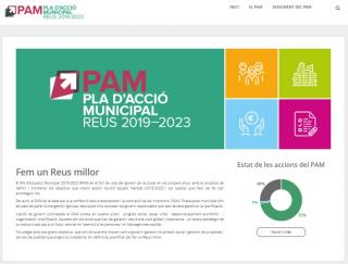 Web de seguiment del PAM Reus 2019-2023