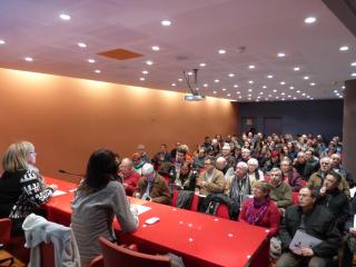 Imatge de la sessió informativa per a entitats realitzada el 9 de febrer al Centre Cívic del Carme