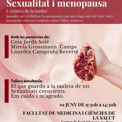 Accedeix a Cartell de la Jornada sobre sexualitat i menopausa