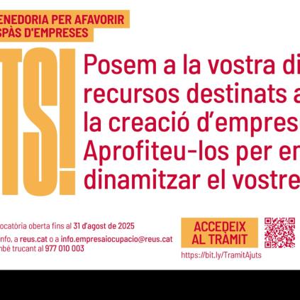 Ajuts empresa i emprenedoria Accedeix a Ajuts empresa i emprenedoria