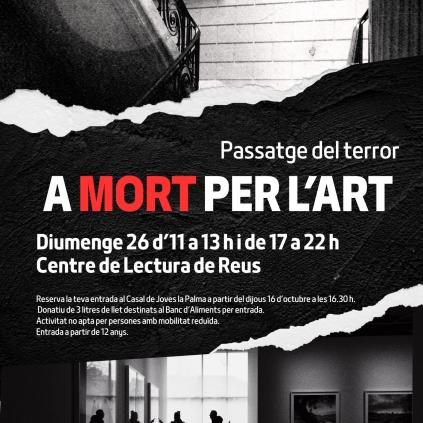 Accedeix a Cartell espectacle de terror “A mort per l’art”