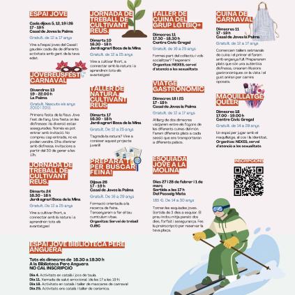 Cartell febrer Casal de Joves La Palma Accedeix a Cartell febrer Casal de Joves La Palma