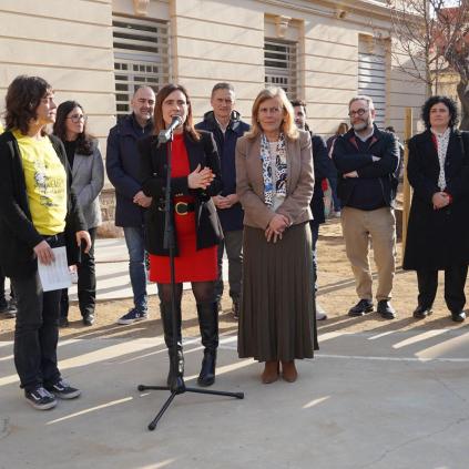 Inauguració del refugi climàtic de l'escola Pompeu Fabra Accedeix a Inauguració del refugi climàtic de l'escola Pompeu Fabra