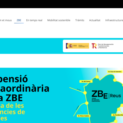 Accedeix a Xatbot al web de la ZBE
