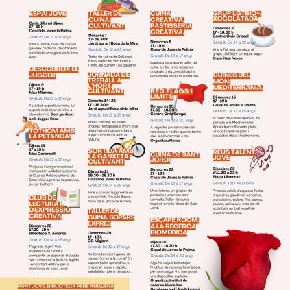 Accedeix a Cartell Casal de Joves La Palma abril 2026