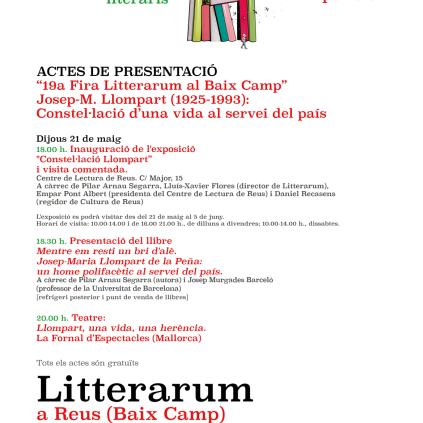 Accedeix a Cartell Litterarum 2026