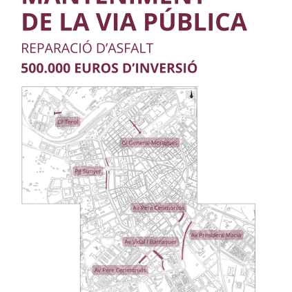Accedeix a Plànol de les obres d'asfaltat