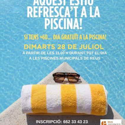 Cartell "Aquest estiu refresca't a la piscina" 2026 Accedeix a Cartell "Aquest estiu refresca't a la piscina" 2026