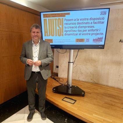 Presentació Ajuts Empresa 2026 Accedeix a Presentació Ajuts Empresa 2026