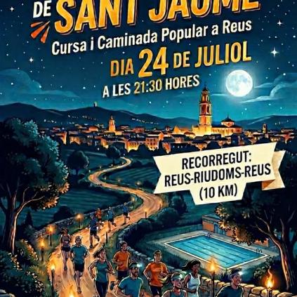 Cartell Cursa Nocturna de Sant Jaume 2026 Accedeix a Cartell Cursa Nocturna de Sant Jaume 2026