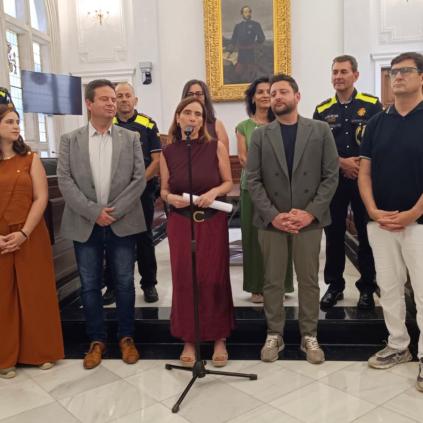 Roda de premsa de l'adjudicació de l'app de seguretat Accedeix a Roda de premsa de l'adjudicació de l'app de seguretat