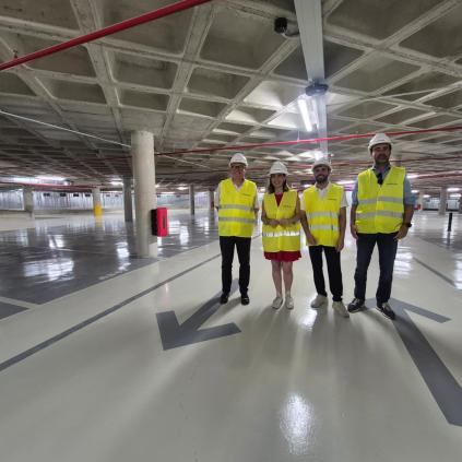 Obres de construcció de l'aparcament Riera Accedeix a Obres de construcció de l'aparcament Riera
