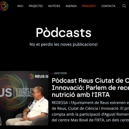 Accedeix a Videopòdcast de Reus, Ciutat de Ciència i Innovació