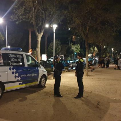 Accedeix a Dispositiu de control de la Guàrdia Urbana