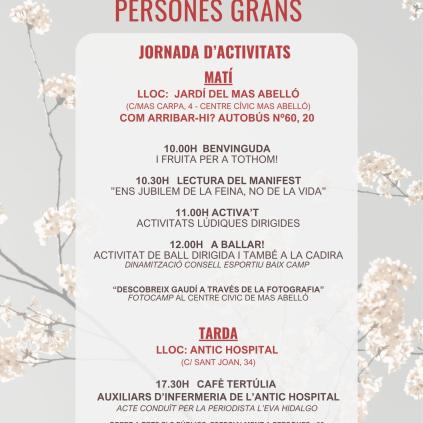Cartell actes Dia Persones Grans 2026 Accedeix a Cartell actes Dia Persones Grans 2026