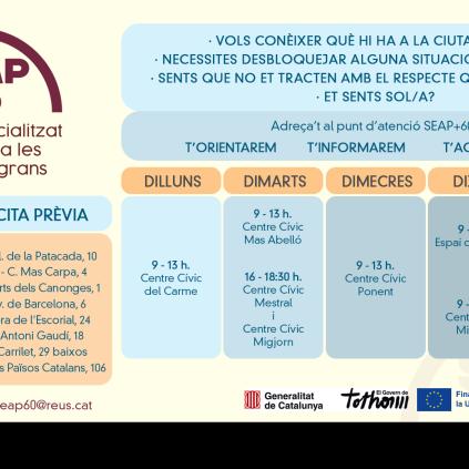Accedeix a Cartell Serveis SEAP+60