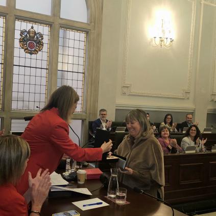 Meritxell Barberà prèn possessió del càrrec de regidora Accedeix a Meritxell Barberà prèn possessió del càrrec de regidora