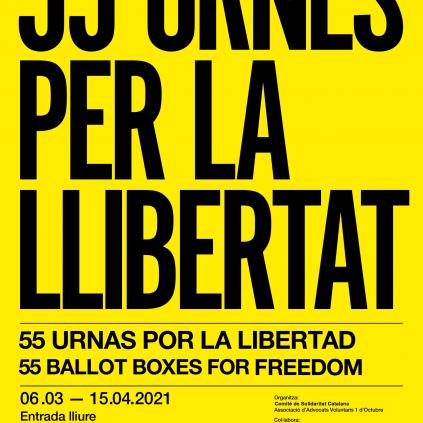 Cartell 55 Urnes per la Llibertat Accedeix a Cartell 55 Urnes per la Llibertat