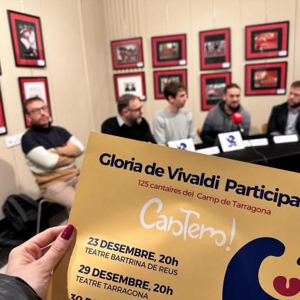 Presentació del concert participatiu Cantem! Accedeix a Presentació del concert participatiu Cantem!