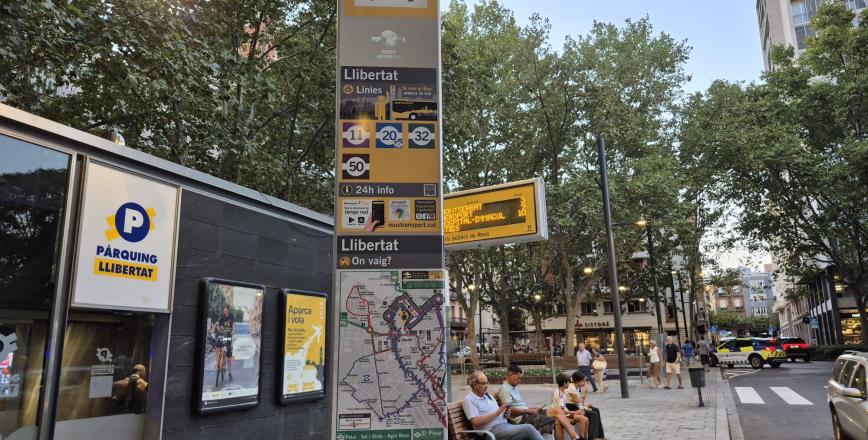 Imatge parada Reus Transport Llibertat