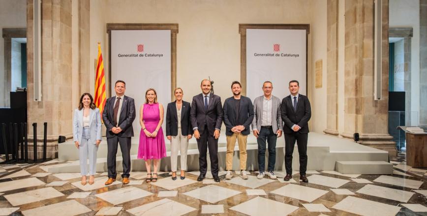 Reunió impulsors de l’Àrea Metropolitana de Tarragona amb conseller Presidència Reunió impulsors de l’Àrea Metropolitana de Tarragona amb conseller Presidència