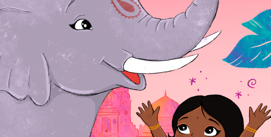 Imatge del conte solidari "La Hathi i la Piu"