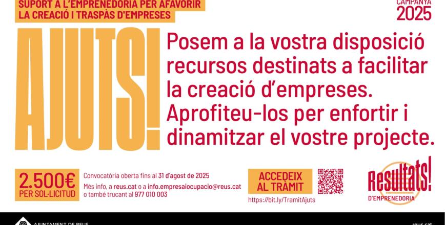 Ajuts empresa i emprenedoria