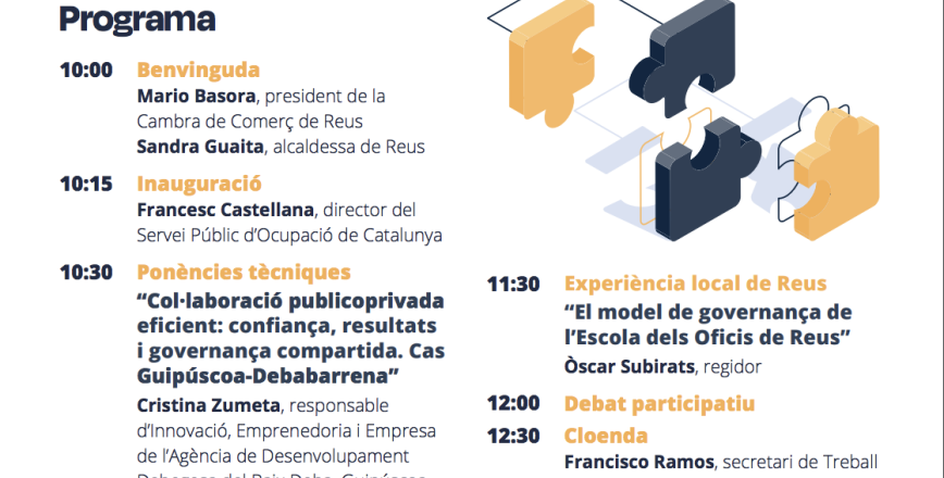 Cartell jornada col·laboració publicoprivada