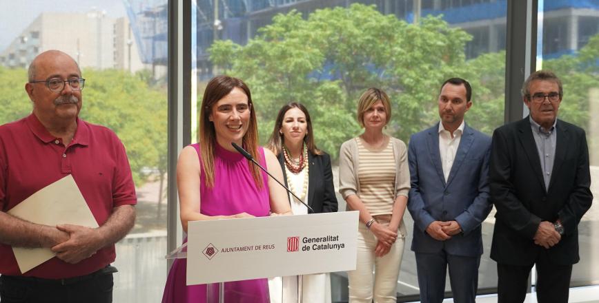 Roda de premsa de presentació de la sessió de retorn del procés d'escolta activa sobre la transformació del Carrilet