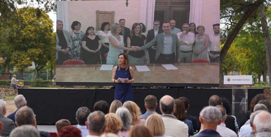 "Un any de canvi", conferència de l'alcaldessa de Reus
