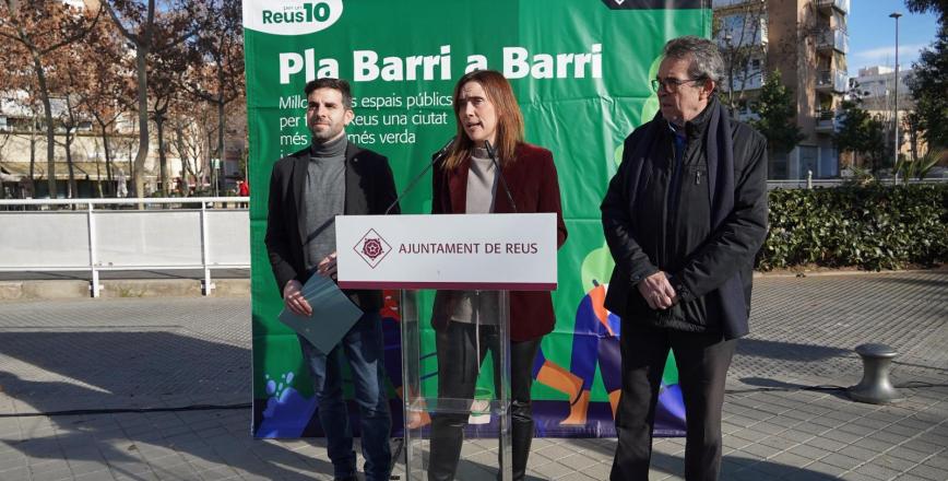 Roda de premsa de balanç del Pla Barri a Barri