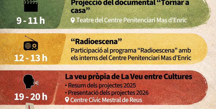 Cartell de la primera Jornada de la Veu entre cultures