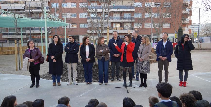 Inauguració del refugi climàtic de l'escola General Prim