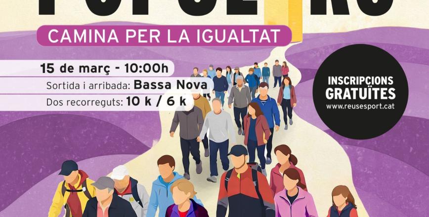 Cartell nova data Caminada per la Igualtat