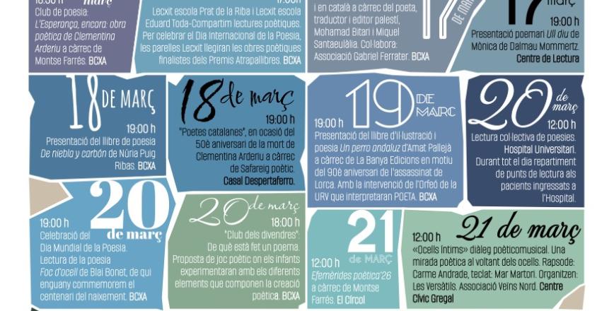 Cartell "Març, marçot" 2026