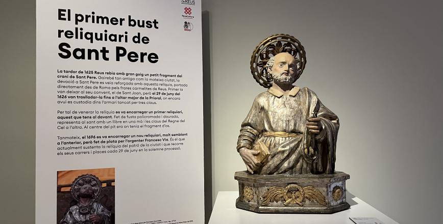 Primer bust reliquiari de Sant Pere