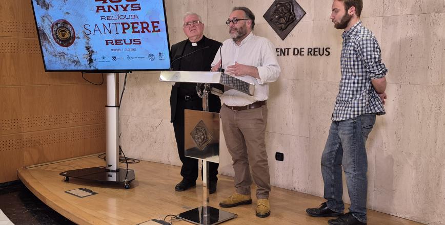Presentació actes 400 aniversari arribada relíquia de Sant Pere