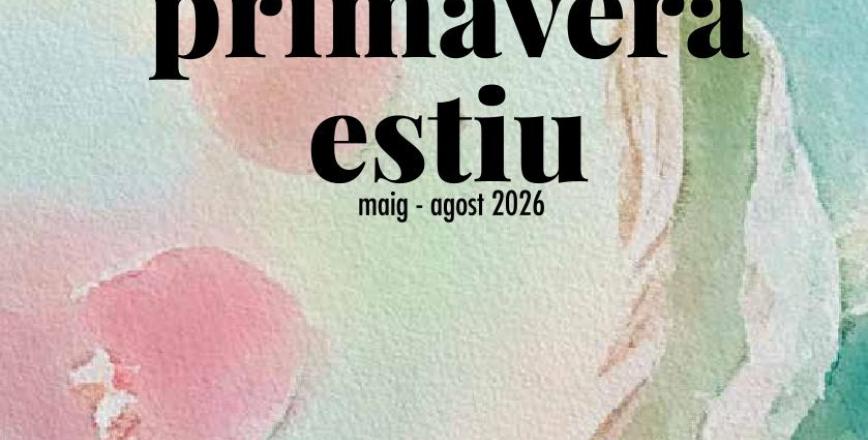 Llibret programació cultural primavera-estiu 2026 Llibret programació cultural primavera-estiu 2026