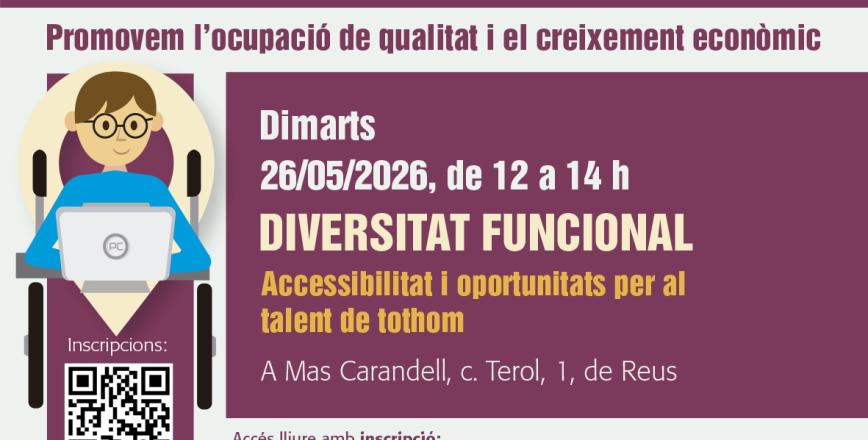 Cartell Aquí hi ha feina diversitat