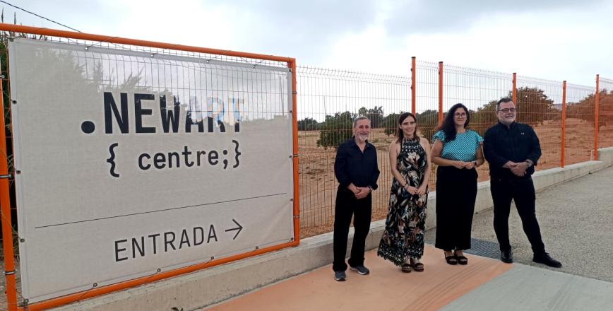 Roda de premsa de cessió de terrenys municipals a la NEWART Foundation