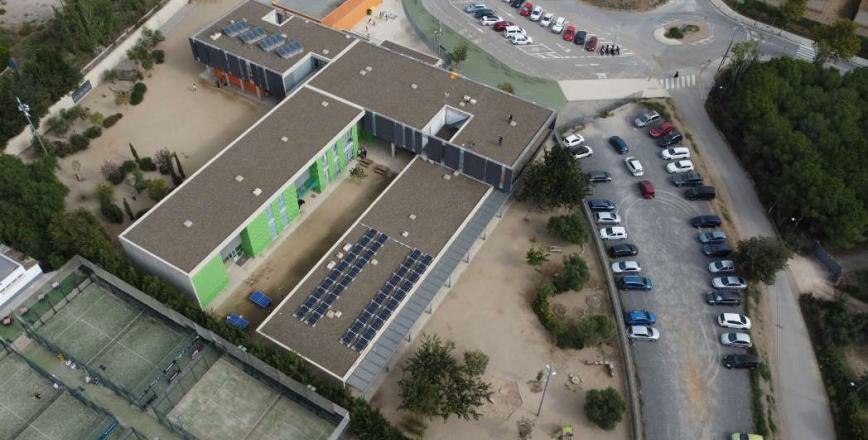 Instal·lació a l'escola la Vitxeta