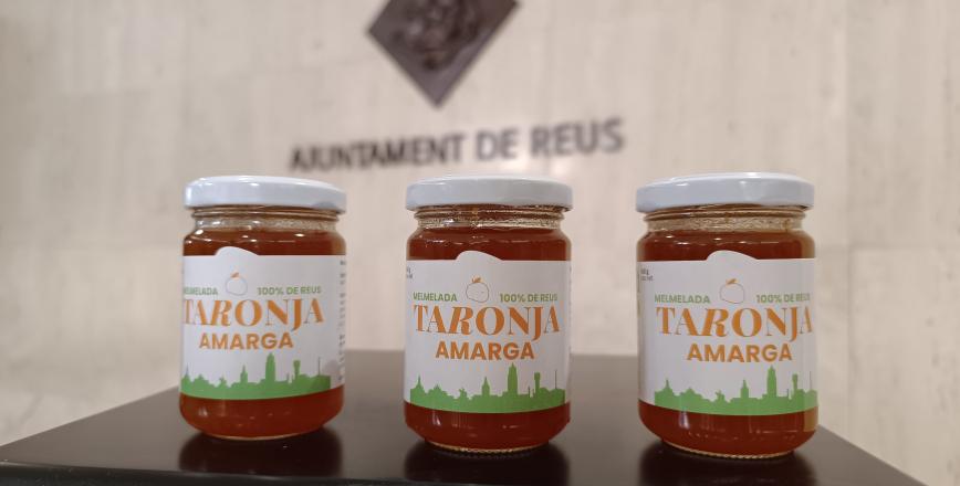 Presentació de la melmelada de taronja de la via pública de Reus Presentació de la melmelada de taronja de la via pública de Reus