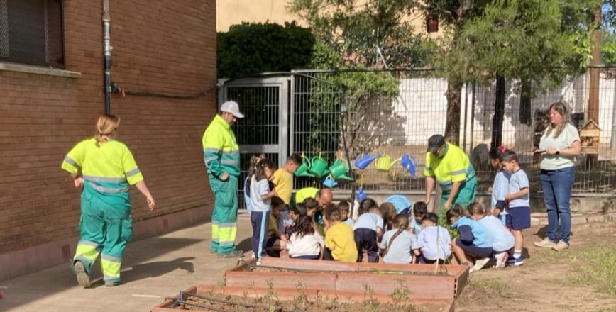 Imatge del programa de manteniment d’horts urbans i escolars Imatge del programa de manteniment d’horts urbans i escolars